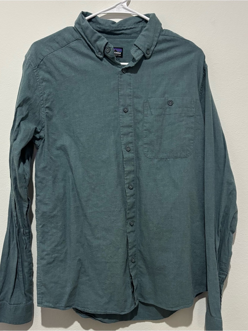 Patagonia Medium Button Down Green